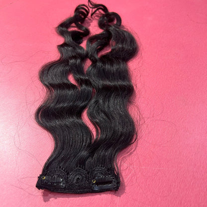 Double Clip Hair Extensions